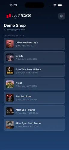 Event list